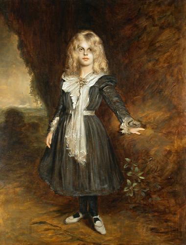 Franz von Lenbach Marion, die Tochter des Kunstlers France oil painting art